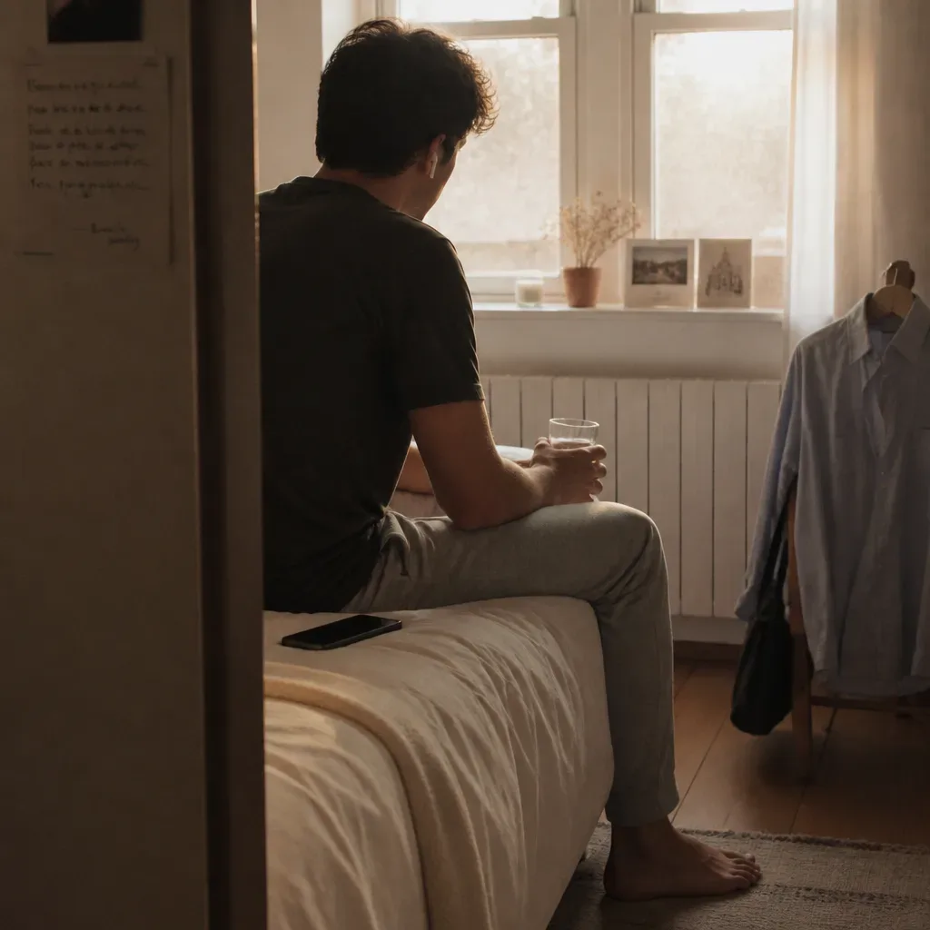 Person listening to morning Dream-Self audio